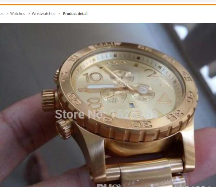 NX Mens 51-30 CHRONOGRAPH A083-502 A083502 all Gold Stainless-Steel Quartz Watch 51mm water proof Gold Dial Watch + original box
NX Mens 51-30 CHRONOGRAPH A083-502 A083502 all Gold Stainless-Steel Quartz Watch 51mm water proof Gold Dial Watch + original box