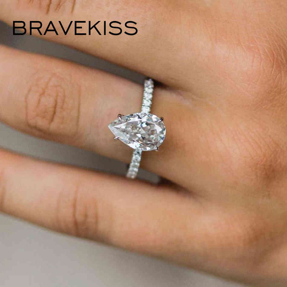 BRAVEKISS Luxury Tears Wedding Women's Rings Cubic Zirconia Prong Setting Water Drop Love Ring boho Zircon BTs Jewelry BUR0577A Y0420, Golden;silver
BRAVEKISS Luxury Tears Wedding Women's Rings Cubic Zirconia Prong Setting Water Drop Love Ring boho Zircon BTs Jewelry BUR0577A Y0420, Golden;silver