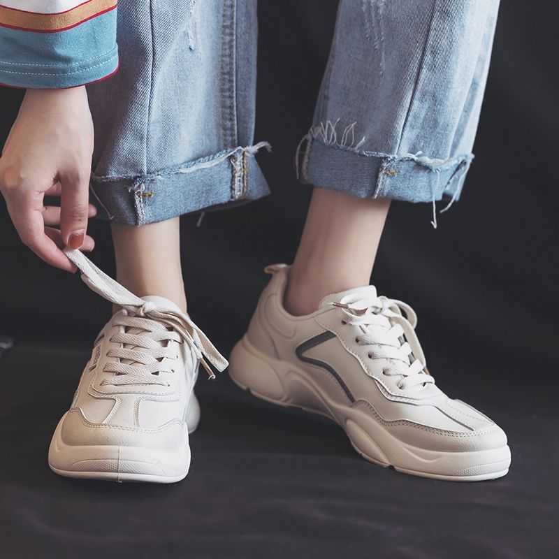 2021 Spring and Autumn New Sports Shoes Women's Korean Flat Casual Running Sneakers Y0907