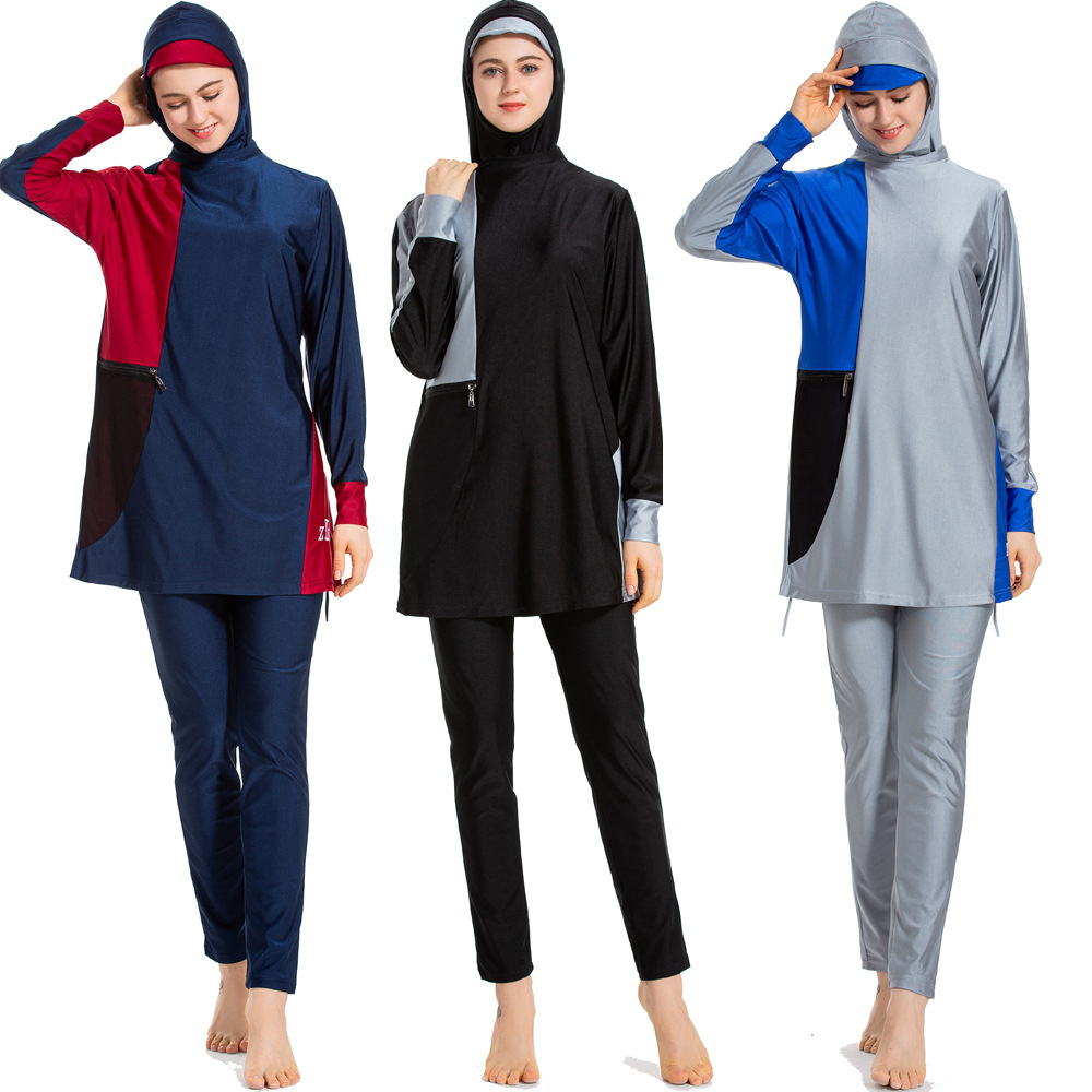 Muslim Swimwear Modest Arabic Islamic Women Swimsuits Burkini Bathing Suit Swim Surf Wear Sport 3 Piece Sets Plus Size Swimsuit
Muslim Swimwear Modest Arabic Islamic Women Swimsuits Burkini Bathing Suit Swim Surf Wear Sport 3 Piece Sets Plus Size Swimsuit