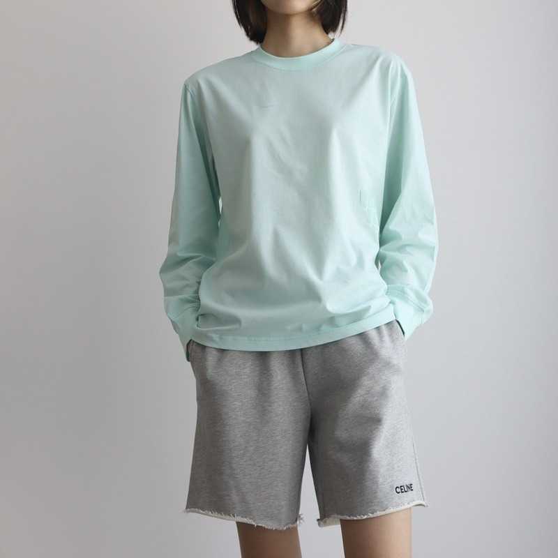 Spring Loose Casual Women Tee Shirt Solid O-neck Long Sleeve Female Tops Korean Simple Fashion All-match Ropa Mujer 13A253 210525, Black
Spring Loose Casual Women Tee Shirt Solid O-neck Long Sleeve Female Tops Korean Simple Fashion All-match Ropa Mujer 13A253 210525, Black