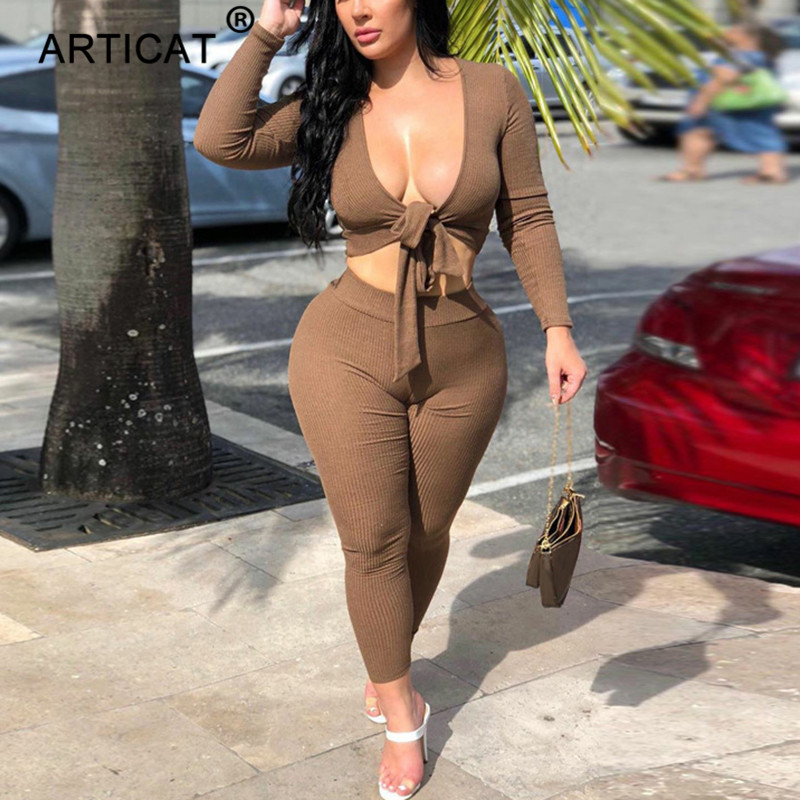 bow dstring v neck two piece set for women solid long sleeve crop pencil pants ladies casual bodycon tracksuithigh quality, Black;gray
bow dstring v neck two piece set for women solid long sleeve crop pencil pants ladies casual bodycon tracksuithigh quality, Black;gray