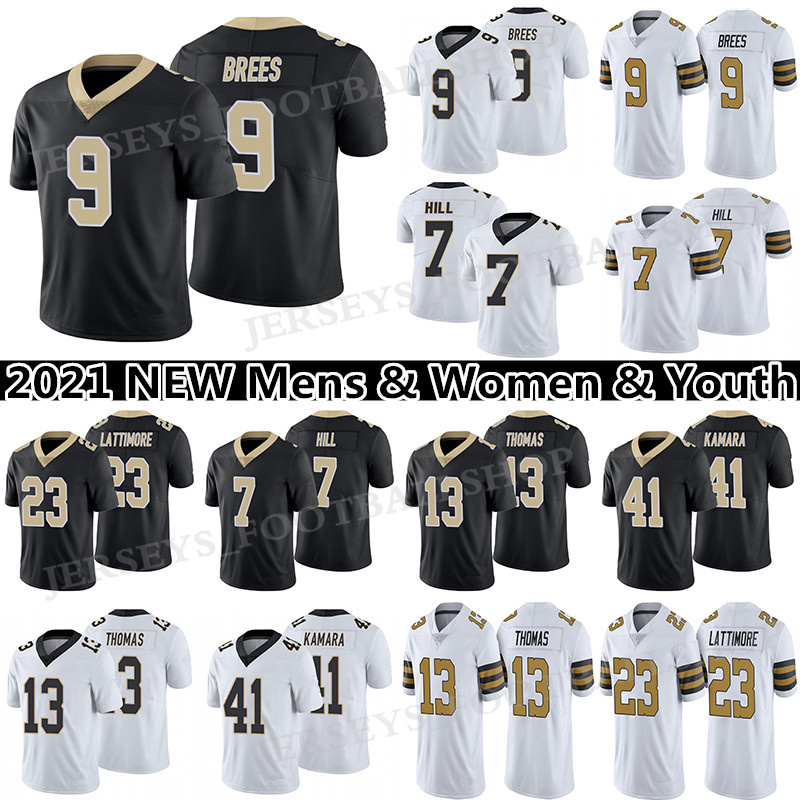 41 Alvin Kamara 13 Michael Thomas 7 Taysom Hill Football Jersey 51 Cesar Ruiz 9 Drew Brees 2 Jameis Winston 23 Marshon Lattimore Mens women, Black;red
41 Alvin Kamara 13 Michael Thomas 7 Taysom Hill Football Jersey 51 Cesar Ruiz 9 Drew Brees 2 Jameis Winston 23 Marshon Lattimore Mens women, Black;red