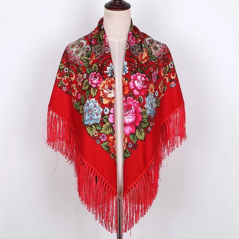 Ladies Russian Cotton Flower Tassel Big Square Scarf Female Travel Headscarf Shade National Wind Retro Shawl1
Ladies Russian Cotton Flower Tassel Big Square Scarf Female Travel Headscarf Shade National Wind Retro Shawl1