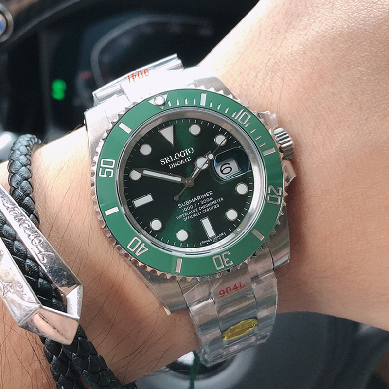 Watch Top Mens Watches Automatic Mechanical 40mm Swimming Wristwatch Fashion Business Wristwatches Montre De Luxe Gift Green, Customize
Watch Top Mens Watches Automatic Mechanical 40mm Swimming Wristwatch Fashion Business Wristwatches Montre De Luxe Gift Green, Customize