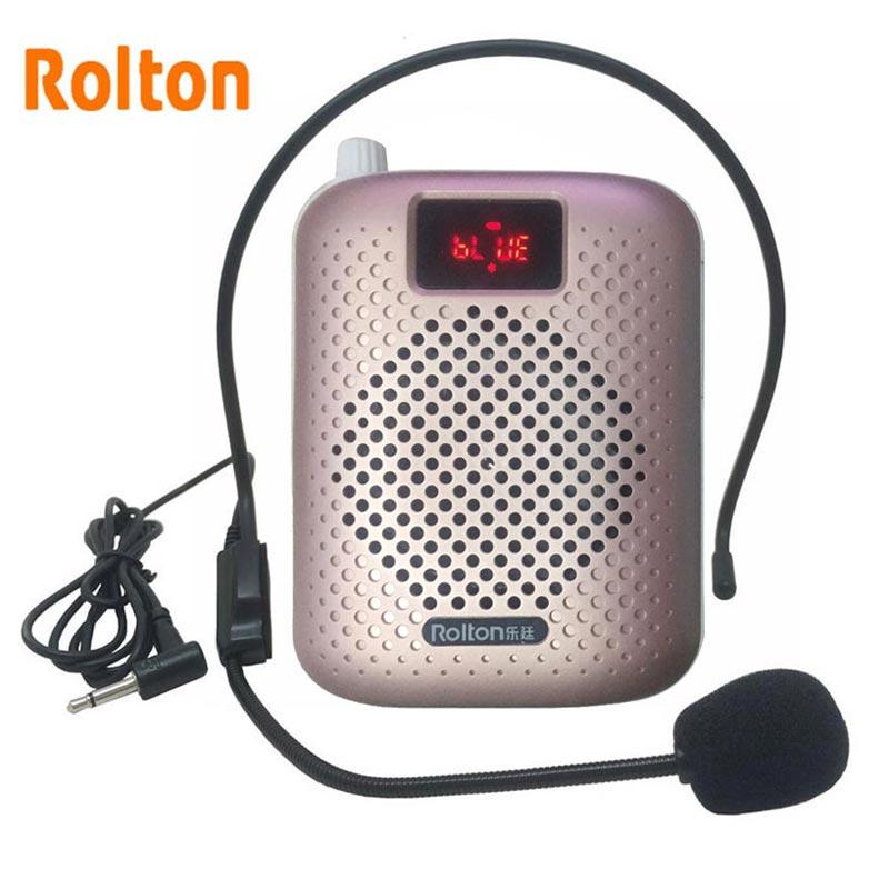 Rolton K500 Bluetooth Megaphone Portable Voice Waist Band Clip Support Radio TF MP3 For Tour Guides, Teachers Column Microphones
Rolton K500 Bluetooth Megaphone Portable Voice Waist Band Clip Support Radio TF MP3 For Tour Guides, Teachers Column Microphones