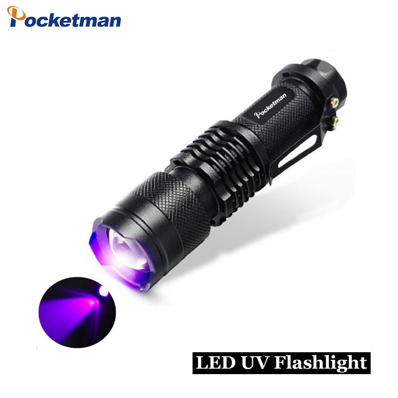 Zoomable Led UV Torch Light 395nm Ultra Violet Lamp Battery For Marker Checker Cash Detection Flashlights Torches
Zoomable Led UV Torch Light 395nm Ultra Violet Lamp Battery For Marker Checker Cash Detection Flashlights Torches
