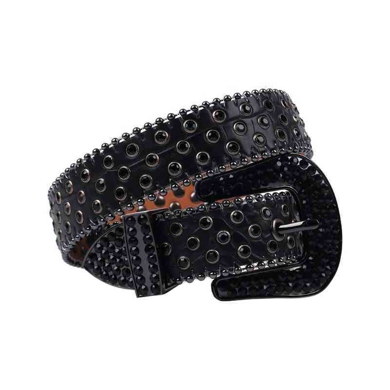 Customized Rhintone Black Belts For Girls Teens Bling Diamond Studded Leather Belts For children
Customized Rhintone Black Belts For Girls Teens Bling Diamond Studded Leather Belts For children