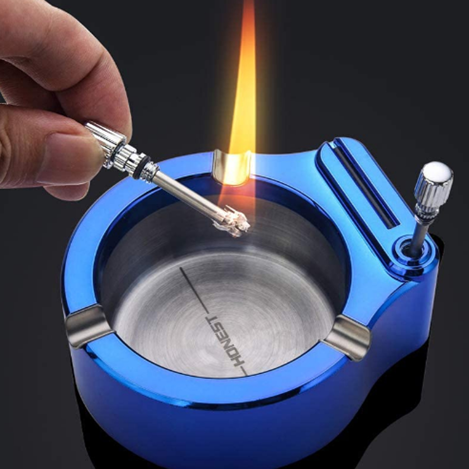 Creative Multifunctional Metal Ashtray Ten Thousand Match Lighter Cigarette Ash Tray Decorative Cigar Crafts Smoking Accessories
Creative Multifunctional Metal Ashtray Ten Thousand Match Lighter Cigarette Ash Tray Decorative Cigar Crafts Smoking Accessories