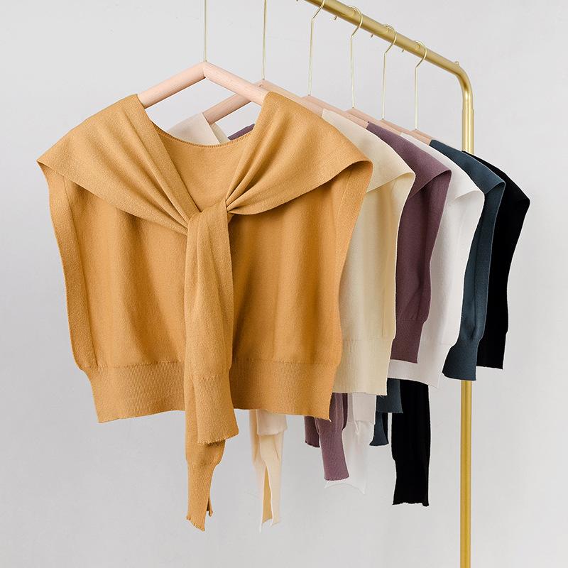 Scarves Knitted Shawl Women's 2021 Wool Autumn Winter Cervical Protection Warm Solid Color Knot Cape Scarf Fashion Bandana
Scarves Knitted Shawl Women's 2021 Wool Autumn Winter Cervical Protection Warm Solid Color Knot Cape Scarf Fashion Bandana