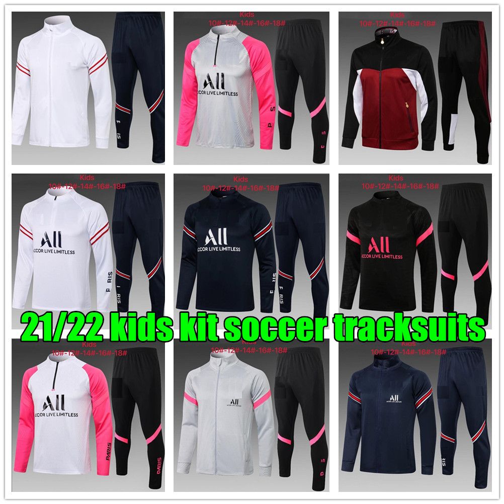 New 2021 2022 kids kit Long sleeves psgs jacket uniforms tracksuits soccer 21 22 train football coat training suit, As shown in illustration
New 2021 2022 kids kit Long sleeves psgs jacket uniforms tracksuits soccer 21 22 train football coat training suit, As shown in illustration