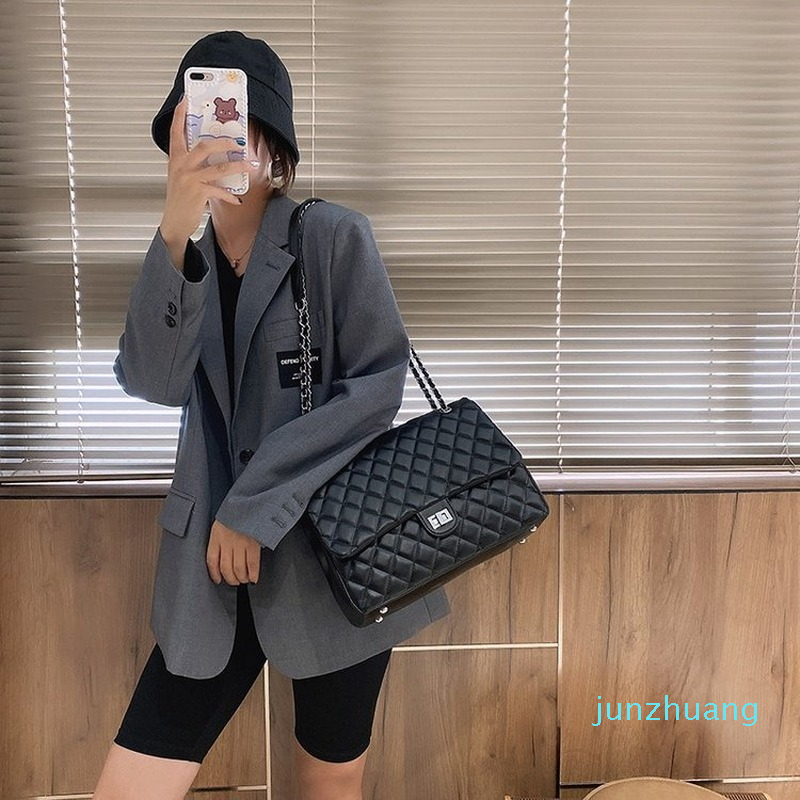 Designer- Women fashion bags handbags Korean version of large-capacity rhombic chain shoulder bag fashion messenger bag, Small black
Designer- Women fashion bags handbags Korean version of large-capacity rhombic chain shoulder bag fashion messenger bag, Small black