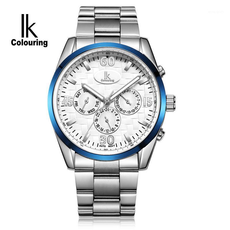 Colouring Luxury Week Date 24 Hours Sub Dials Automatic Mechanical Clock Full Steel Luminous Brand Sports Men's Watch Hombre Wristwatches, 330901
Colouring Luxury Week Date 24 Hours Sub Dials Automatic Mechanical Clock Full Steel Luminous Brand Sports Men's Watch Hombre Wristwatches, 330901