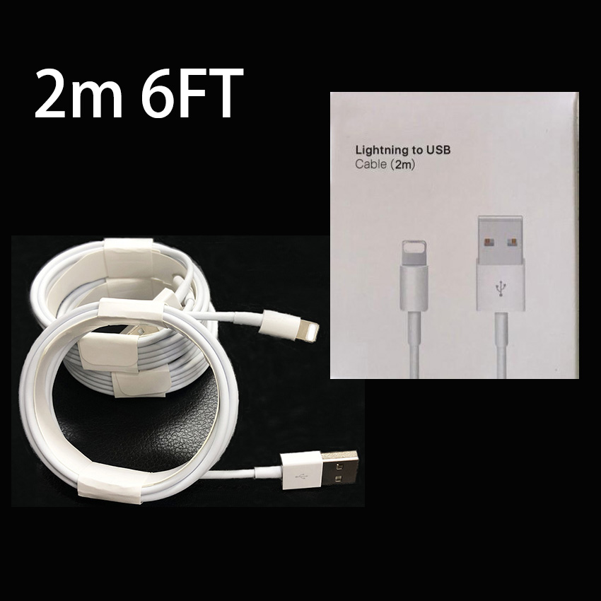 OEM Quality 1m 3FT 2m 6FT USB Cables Lightning Cable Fast Charging Cords Quick Charger for iPhone 7 8 X 11 12 Pro Max Plus Android Smart Phones with Retail Box, White
OEM Quality 1m 3FT 2m 6FT USB Cables Lightning Cable Fast Charging Cords Quick Charger for iPhone 7 8 X 11 12 Pro Max Plus Android Smart Phones with Retail Box, White