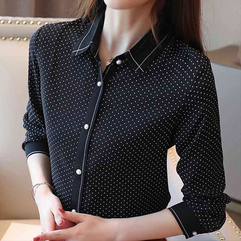 blusas mujer de moda long sleeve women shirts dot chiffon blouse turn down collar office blouse for women b864, White
blusas mujer de moda long sleeve women shirts dot chiffon blouse turn down collar office blouse for women b864, White