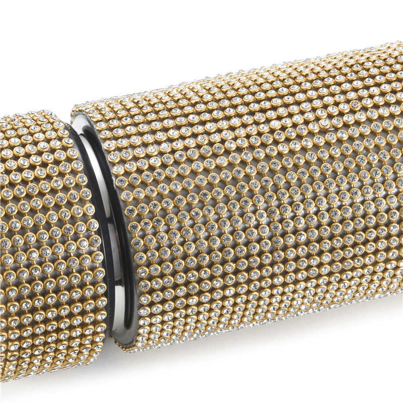 Creative Diamond Thermos Bottle Water Stainless Steel Smart Temperature Display Vacuum Flask Mug Gift for Men Women 210615