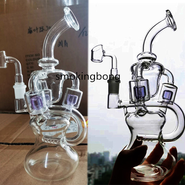 Glass Water Bongs Klein Recycler Oil Rigs Hookahs Smoking Pipe feb Bong Function 14mm banger
Glass Water Bongs Klein Recycler Oil Rigs Hookahs Smoking Pipe feb Bong Function 14mm banger