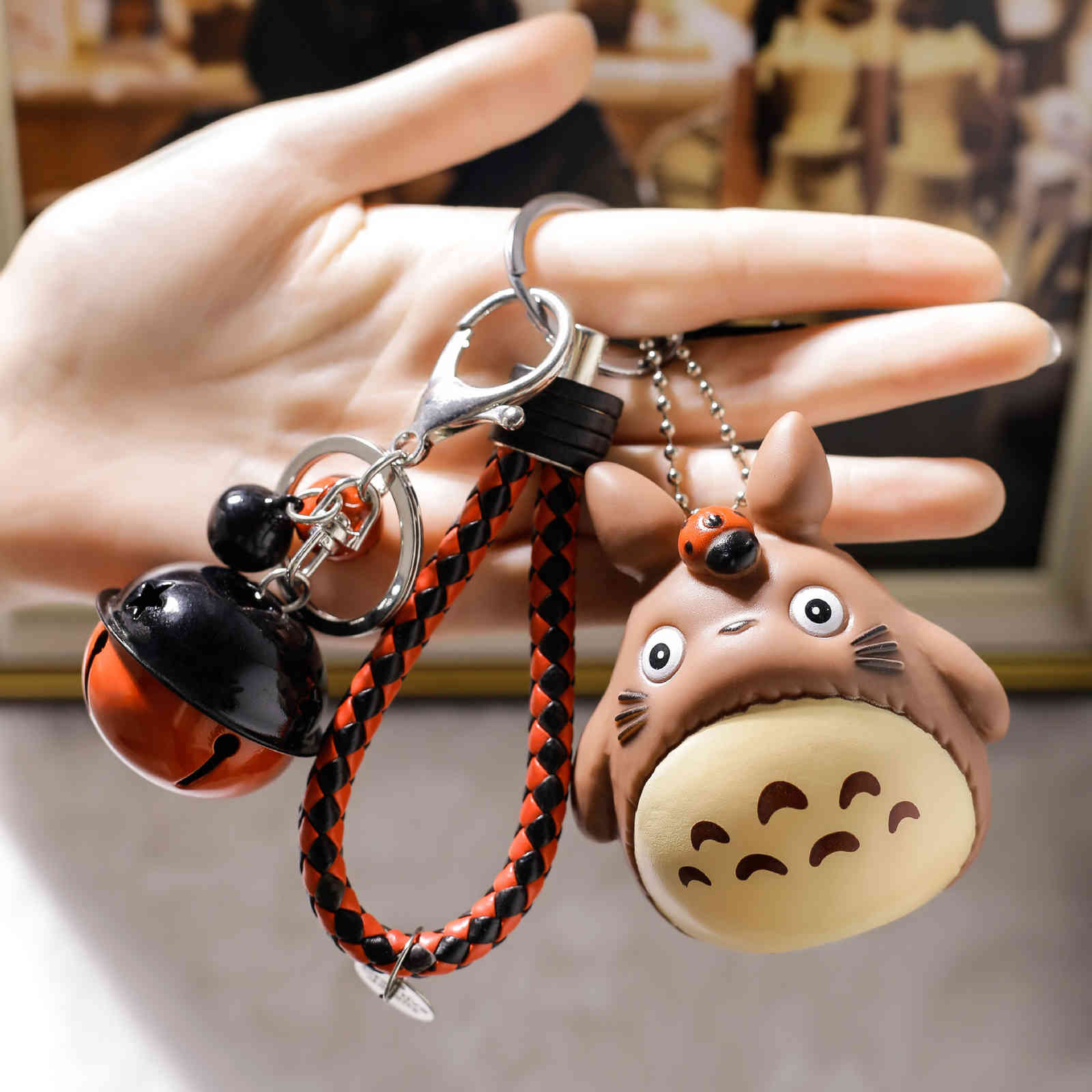 keychain Cute Totoro Animal Keyring Fur Men or Women Keychain Trinket Metal Key Cha Car Bag Pendent Charm
keychain Cute Totoro Animal Keyring Fur Men or Women Keychain Trinket Metal Key Cha Car Bag Pendent Charm