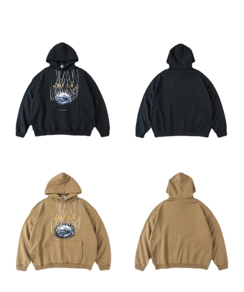 Men' Hoodies & Sweatshirts Star Actual Shooting Models 2021 Autumn And Winter Trendy Personality Brain Control Theme Print Loose Hooded Plu, Black
Men' Hoodies & Sweatshirts Star Actual Shooting Models 2021 Autumn And Winter Trendy Personality Brain Control Theme Print Loose Hooded Plu, Black
