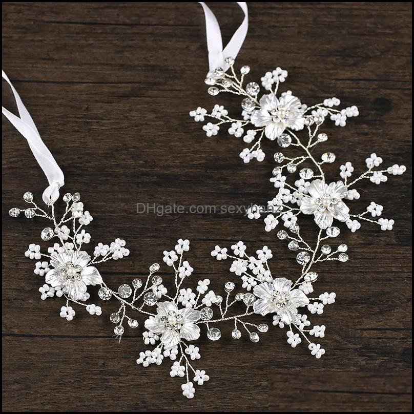 Hair Clips & Barrettes Women Pearl Flower Band Handmade Vine Bridal Aessories Jewelry Drop Delivery 2021 Oteds
Hair Clips & Barrettes Women Pearl Flower Band Handmade Vine Bridal Aessories Jewelry Drop Delivery 2021 Oteds
