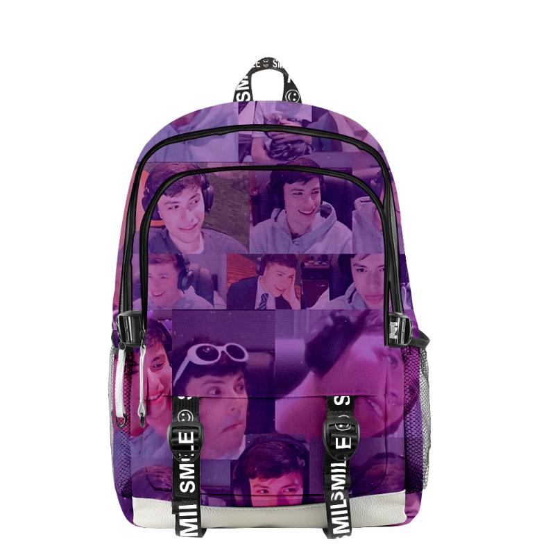 Backpack Georgenotfound Primary Middle School Students Schoolbag Boys Girls Oxford Waterproof Women Men Travel