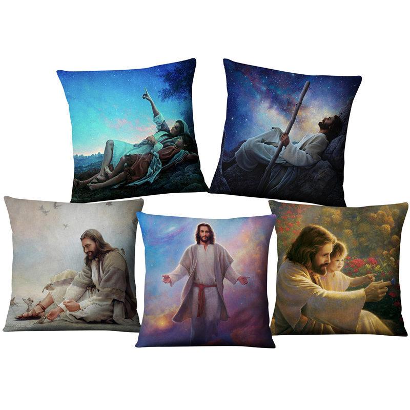 Catholic Church Jesus Printing Pillow Cover Beautiful Linen Cushion For Sofa Seating Living Room Home Decor Case Cushion/Decorative
Catholic Church Jesus Printing Pillow Cover Beautiful Linen Cushion For Sofa Seating Living Room Home Decor Case Cushion/Decorative