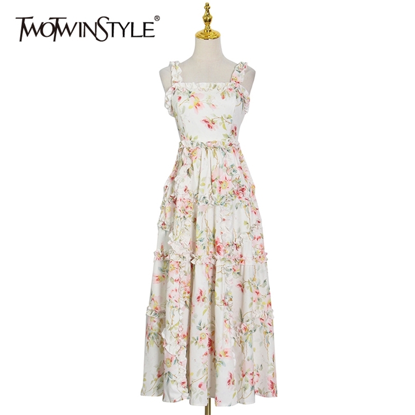 Vintage Print Floral Sling Dress For Women Square Collar Sleeveless High Waist Midi Dresses Female Summer 210520, Aspicture
Vintage Print Floral Sling Dress For Women Square Collar Sleeveless High Waist Midi Dresses Female Summer 210520, Aspicture