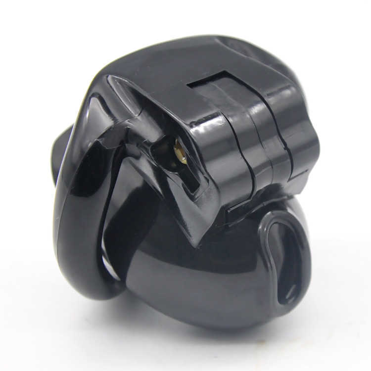 The Nub of HT V3 Male Resin Chastity Device,Cock Cage with 4 Size Penis Ring,Cock Ring,Adult Game,Chastity Belt,A380-0 Y201118