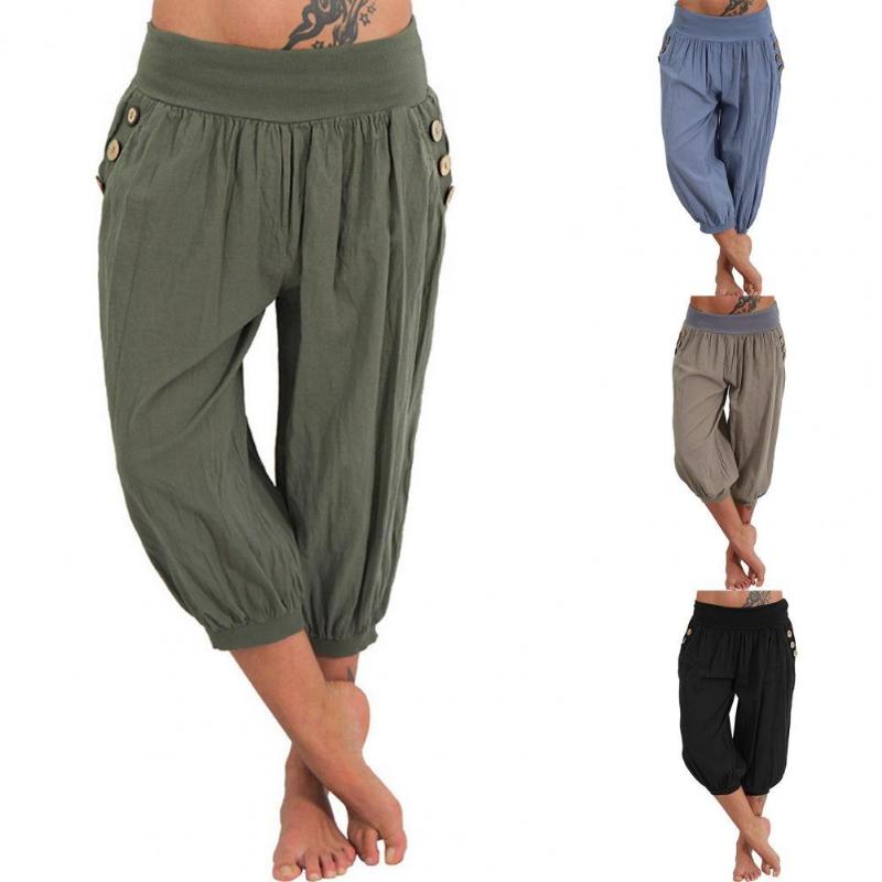 Women's Pants & Capris Capri Wide Leg Women Lantern Trousers Harem Loose Female Buttons Spring Streetwear Casual, Grey
Women's Pants & Capris Capri Wide Leg Women Lantern Trousers Harem Loose Female Buttons Spring Streetwear Casual, Grey