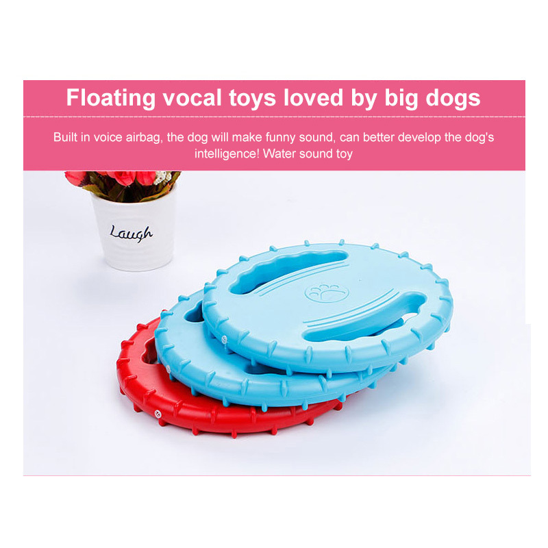 Pet Training Toy Dog Fashion Chewing Flying Saucer Dog Interactive Toy Dogs Anti-Small Silicone Rubber Cat Dog Pet Supplies