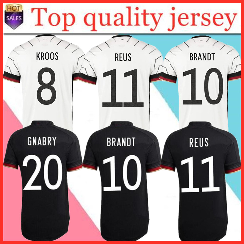 2020 KROOS BRANDT REUS GERMANY soccer jersey 2021 Home away football shirts uniforms, Black;yellow
2020 KROOS BRANDT REUS GERMANY soccer jersey 2021 Home away football shirts uniforms, Black;yellow
