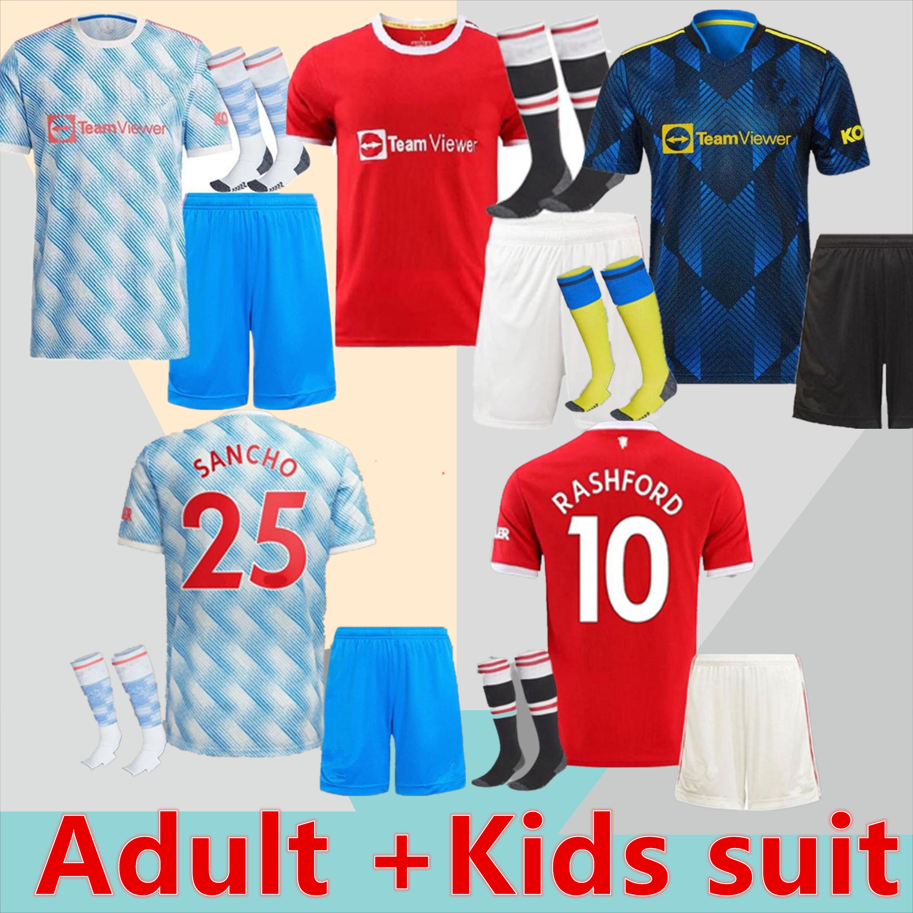 21 22 Manchester SANCHO Soccer Jersey UNITED FERNANDES man kids kits 2021 2022 POGBA UTD football shirt GREENWOOD RASHFORD MEN Sets + Socks uniform, White
21 22 Manchester SANCHO Soccer Jersey UNITED FERNANDES man kids kits 2021 2022 POGBA UTD football shirt GREENWOOD RASHFORD MEN Sets + Socks uniform, White