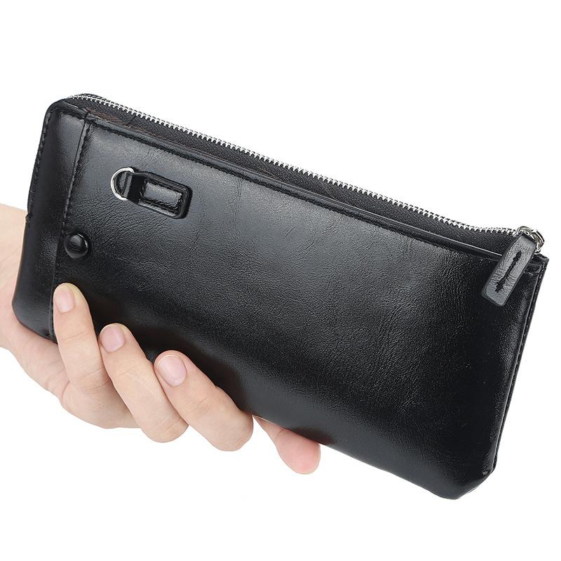 Wallets High Quality Thick Leather Men Wallet Long Purse Coin Case Passport Cover For Brown Male Holder Money Bag, Black
Wallets High Quality Thick Leather Men Wallet Long Purse Coin Case Passport Cover For Brown Male Holder Money Bag, Black