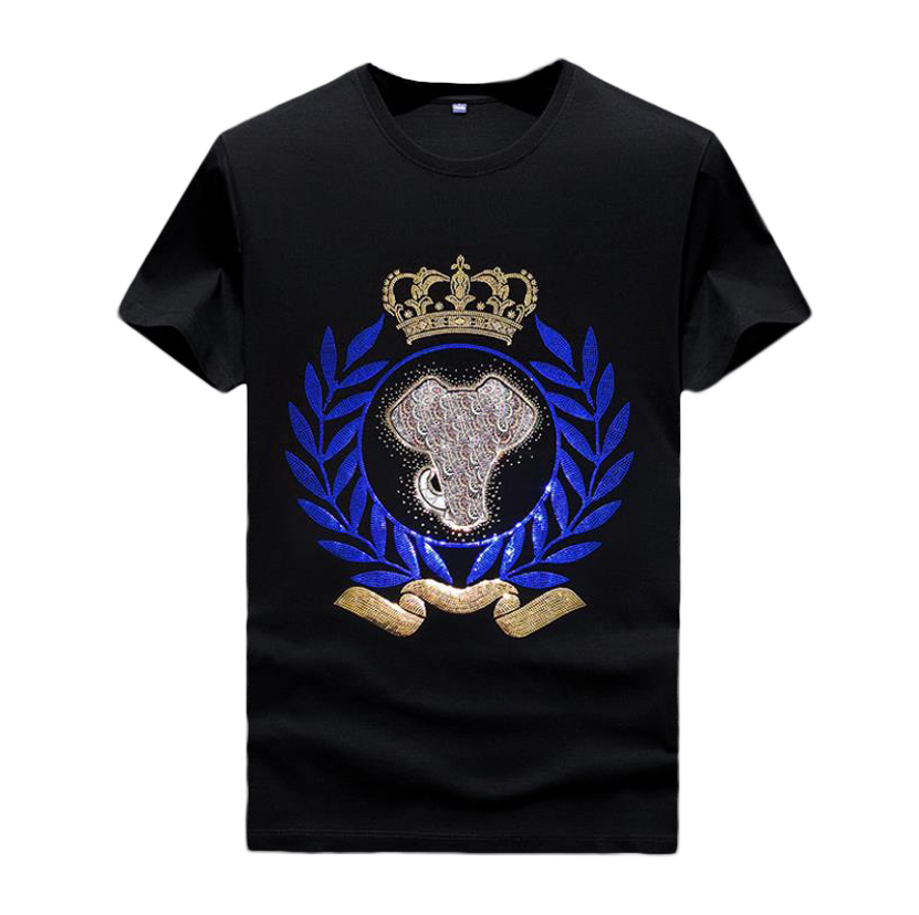 Vintage Designer Short Sleeve T Shirt for Men Women Casual Summer - Fashionable Tops Crew Neck Shirts with Rhinestone Designs, 107
Vintage Designer Short Sleeve T Shirt for Men Women Casual Summer - Fashionable Tops Crew Neck Shirts with Rhinestone Designs, 107