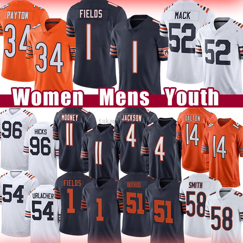 1 Justin Fields Khalil Mack Jersey Walter Payton Eddie Jackson David Montgomery Darnell Mooney Akiem Hicks Andy Dalton Roquan Smith Football, Women size s-xxl (xiongddui)
1 Justin Fields Khalil Mack Jersey Walter Payton Eddie Jackson David Montgomery Darnell Mooney Akiem Hicks Andy Dalton Roquan Smith Football, Women size s-xxl (xiongddui)