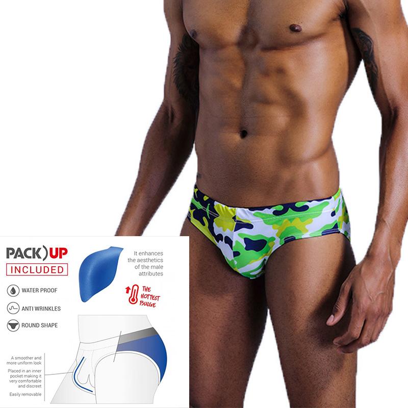 Push Pad Men's Swimming Trunks Sexy Swimsuit Fashion Camouflage Underwear Beach Surfing Shorts One-Piece Suits
Push Pad Men's Swimming Trunks Sexy Swimsuit Fashion Camouflage Underwear Beach Surfing Shorts One-Piece Suits