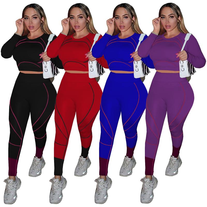 Women' Two Piece Pants QM4336 Cross Border 2021 Autumn And Winter European American High Waist Raglan Sleeve Yoga Set Two-piece Spot Supply, Black
Women' Two Piece Pants QM4336 Cross Border 2021 Autumn And Winter European American High Waist Raglan Sleeve Yoga Set Two-piece Spot Supply, Black