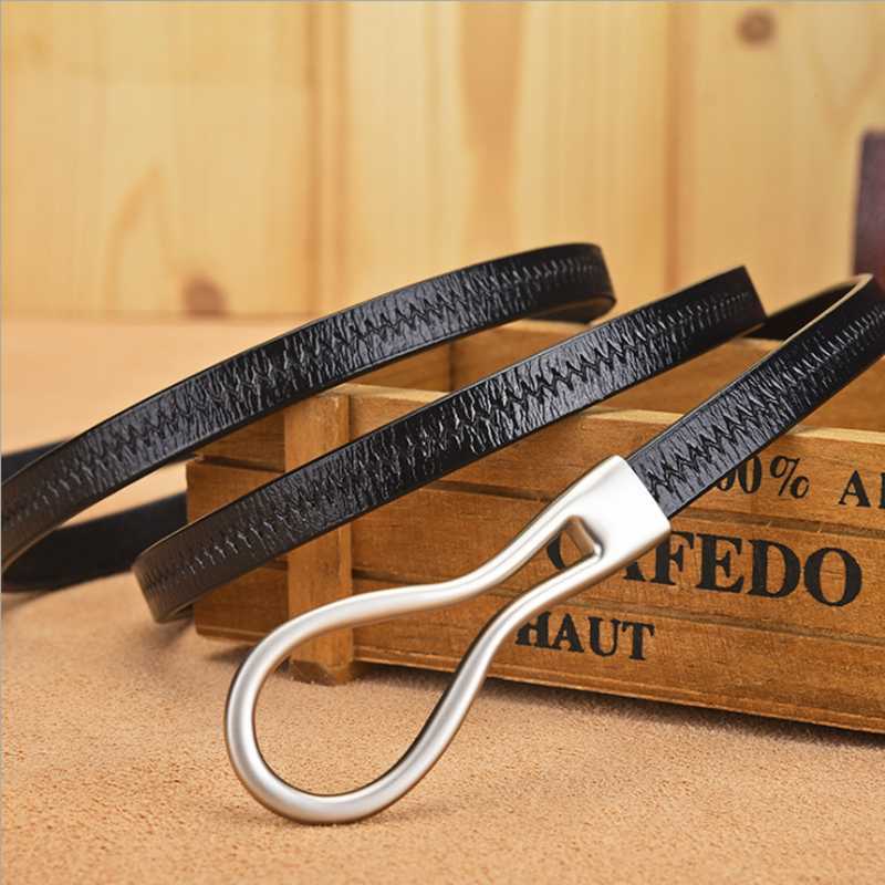 Women's Genuine Leather belt Brand Designer high quality alloy Belt Simplicity Punch-free All-match waist Accessories P0817, Black
Women's Genuine Leather belt Brand Designer high quality alloy Belt Simplicity Punch-free All-match waist Accessories P0817, Black