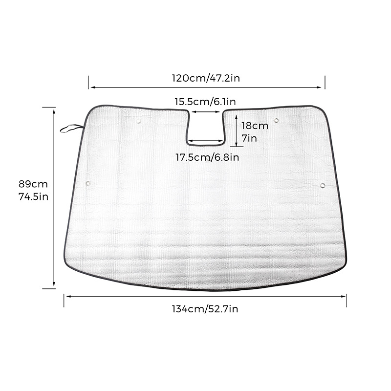 Car Windshield Sunshade For Tesla Model 3 Automotive Front Window Sun Shade Block Accessories Reflective Sunvisor Protector Parasol