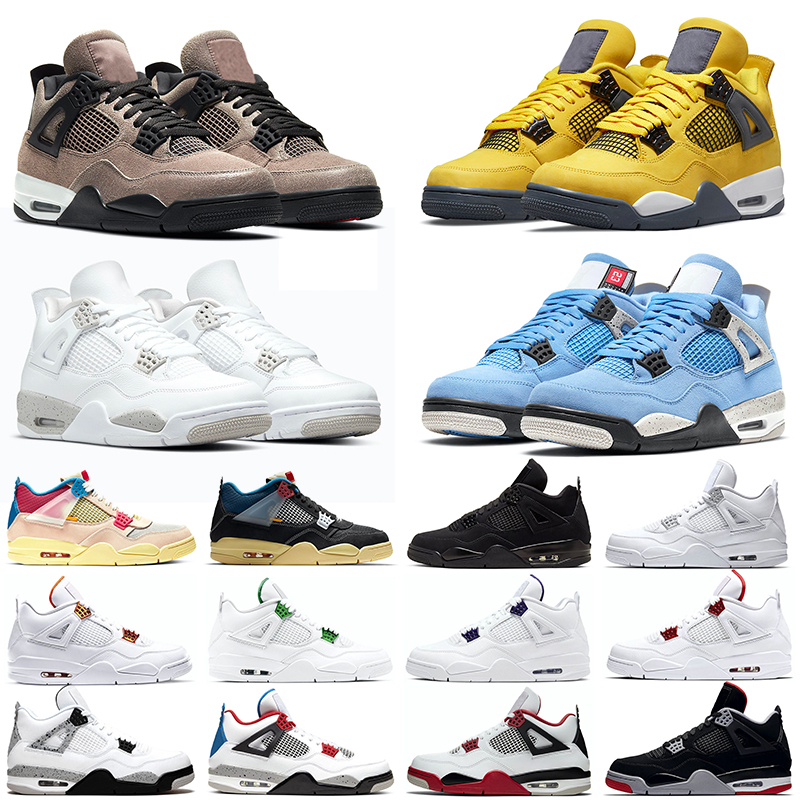 Jumpman 4 Basketball Shoes 4s Men Women University Blue White Oreo Taupe Haze Lightning OG Fire Red Bred What The Mens Trainers Sneakers
Jumpman 4 Basketball Shoes 4s Men Women University Blue White Oreo Taupe Haze Lightning OG Fire Red Bred What The Mens Trainers Sneakers
