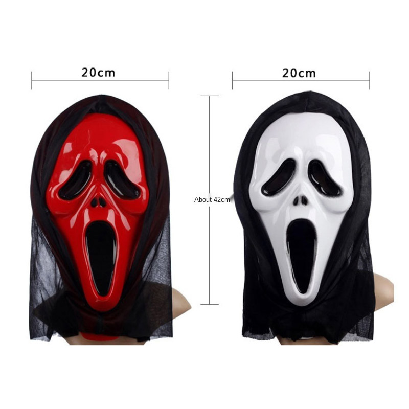 Novelty Scary Toys Halloween Carnival Masker Party Ghostface Mask Horror Screaming Grimace Masks for Adult Prop7060669