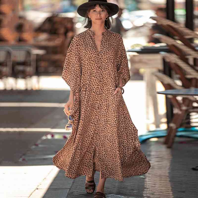 new leopard point cardigan holiday beach outside sunscreen long skirt bikini swimsuit blouse girl, Black;gray
new leopard point cardigan holiday beach outside sunscreen long skirt bikini swimsuit blouse girl, Black;gray