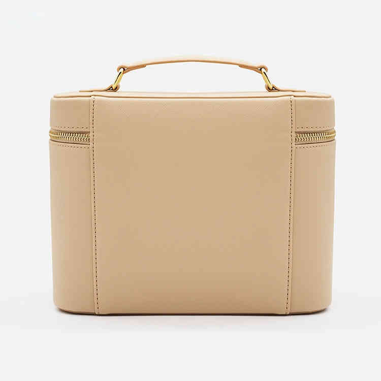 NXY cosmetic bags saffiano PU leather travel case beauty grainy makeup cases bag 220118