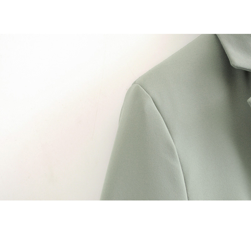 Spring Women's Fashion Wild Lapel A Buckle Loose Long-sleeved Casual Female Suit Sweet Professional Suit Top 210507