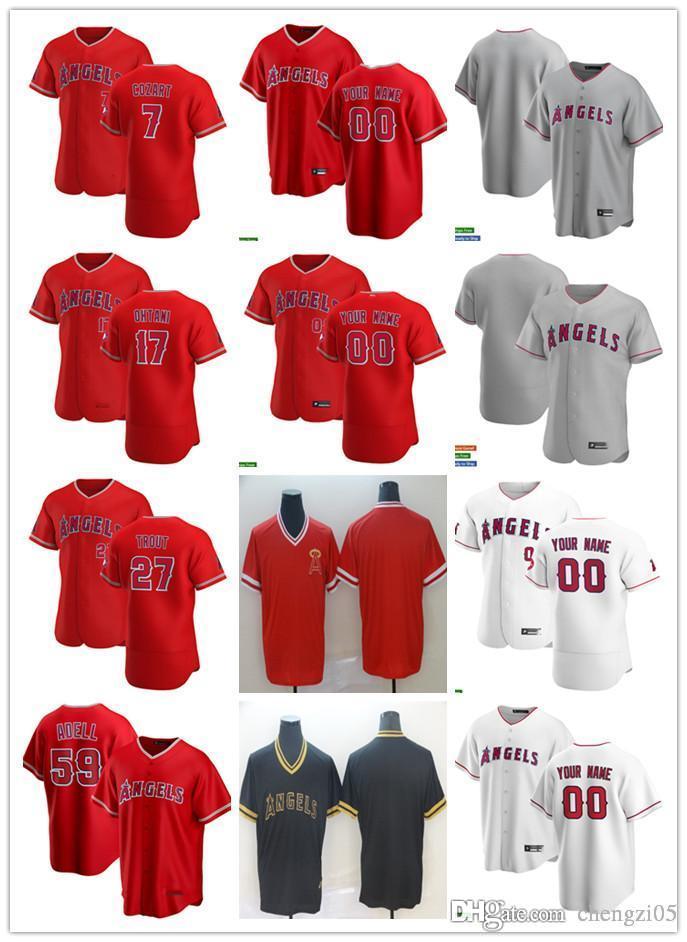 Men Women Youth 17 Shohei Ohtani 27 Mike Trout 59 Jo Adell 7 Zack Cozart Custom Baseball Jersey Blank red white gray, Colour
Men Women Youth 17 Shohei Ohtani 27 Mike Trout 59 Jo Adell 7 Zack Cozart Custom Baseball Jersey Blank red white gray, Colour