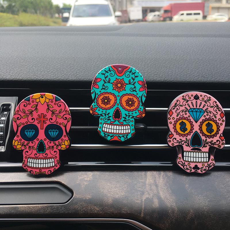 Hair Clips & Barrettes Sugar Skull Auto Air Conditioner Outlet Decoration Perfume Clip Freshener Car Tuyere Fragrance Ornament 18 Styles, Golden;silver
Hair Clips & Barrettes Sugar Skull Auto Air Conditioner Outlet Decoration Perfume Clip Freshener Car Tuyere Fragrance Ornament 18 Styles, Golden;silver