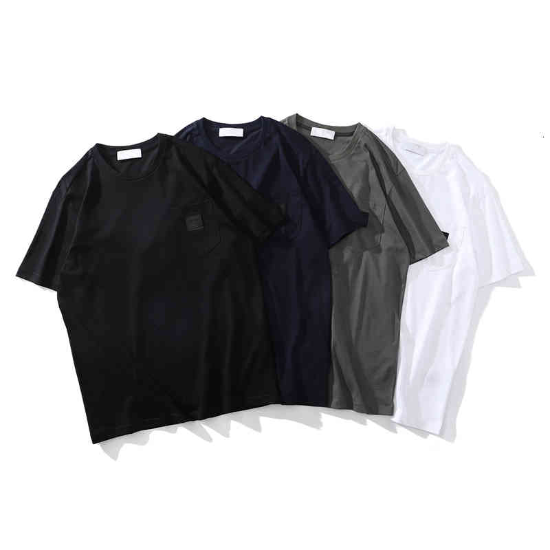 Men's T-Shirts Summer leisure simple badge design high quality cotton short sleeve Fashion loose top solid color pocket IMVF, White
Men's T-Shirts Summer leisure simple badge design high quality cotton short sleeve Fashion loose top solid color pocket IMVF, White