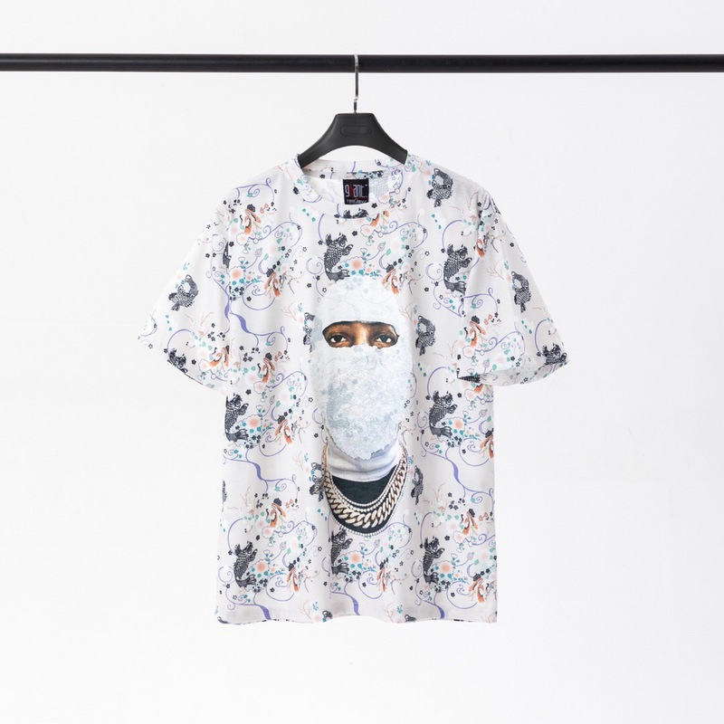 22ss Summer Europe France Paris Necklace Masked T shirts Fashion Mens Short Sleeve Allover Fish Print Tshirt Women Clothes Casual Cotton Tee, Gray green
22ss Summer Europe France Paris Necklace Masked T shirts Fashion Mens Short Sleeve Allover Fish Print Tshirt Women Clothes Casual Cotton Tee, Gray green