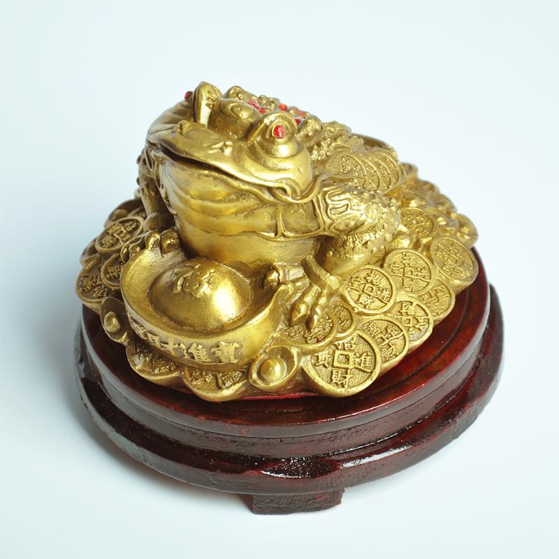 Feng Shui Toad Money LUCKY Fortune Wealth Chinese Golden Frog Coin Home Office Decoration Ornaments Decorative Antiques Objects & Figurines
Feng Shui Toad Money LUCKY Fortune Wealth Chinese Golden Frog Coin Home Office Decoration Ornaments Decorative Antiques Objects & Figurines