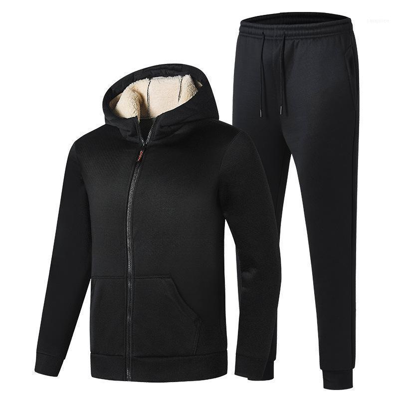 Men's Tracksuits Sets Winter Hooded Sweatshirt 2 Pieces Large Size Fleece Liner Thick Warm Tracksuit Men Clothing1, Gray
Men's Tracksuits Sets Winter Hooded Sweatshirt 2 Pieces Large Size Fleece Liner Thick Warm Tracksuit Men Clothing1, Gray